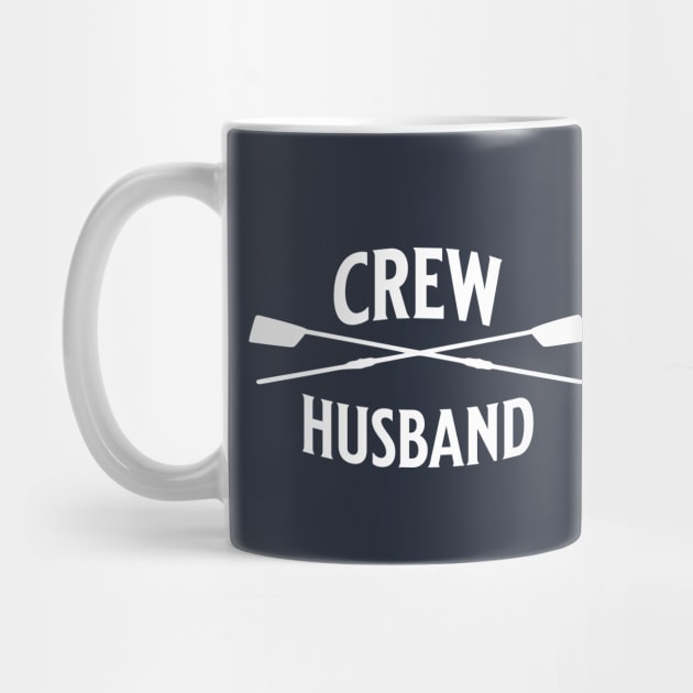 Crew Rowing Husband Sculling Vintage Crossed Oars by TGKelly